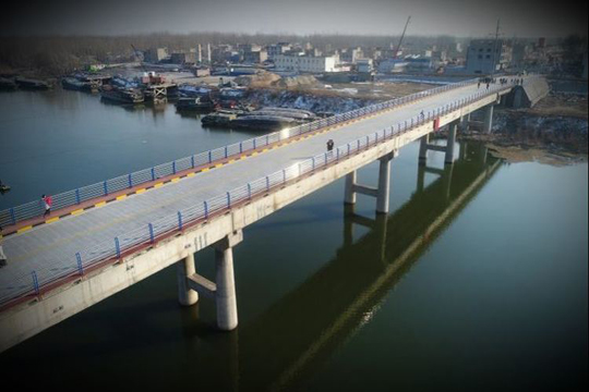 一橋飛架南北，舊貌換新顏–渦陽縣高爐大橋危橋改造紀(jì)實(shí)